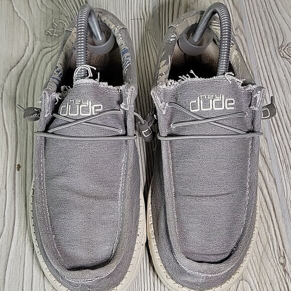 Hey Dude Wally Stretch Iron Slip On Loafers Mens Size 8 - Picture 12 of 12